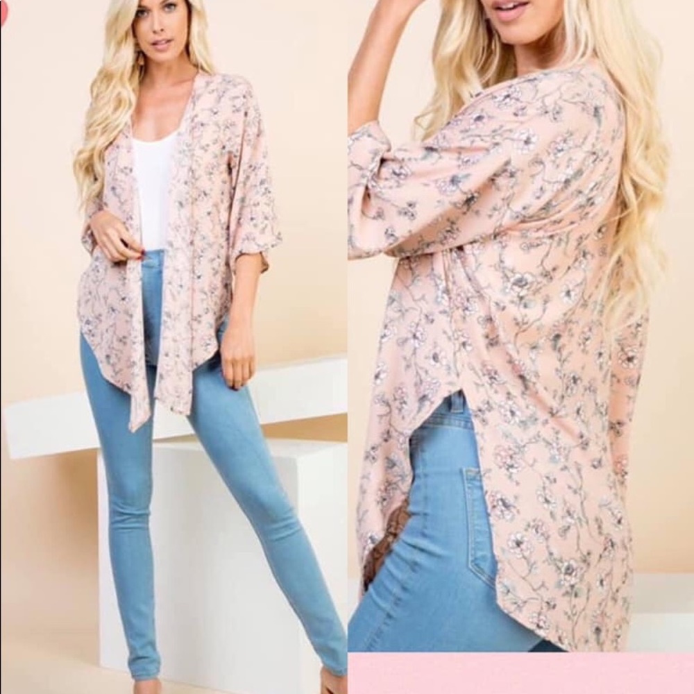 BOUTIQUE QUALITY FLORAL CARDIGAN